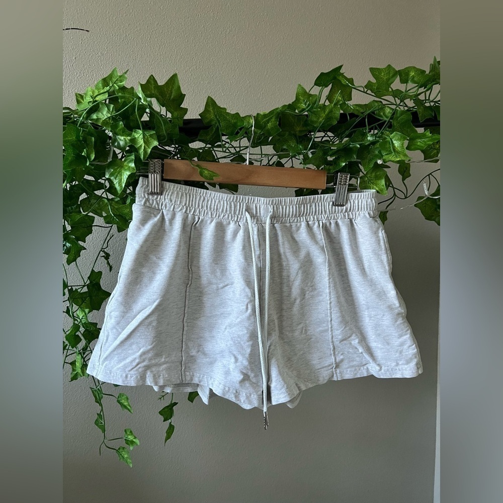 High rise Gray Women's Shorts